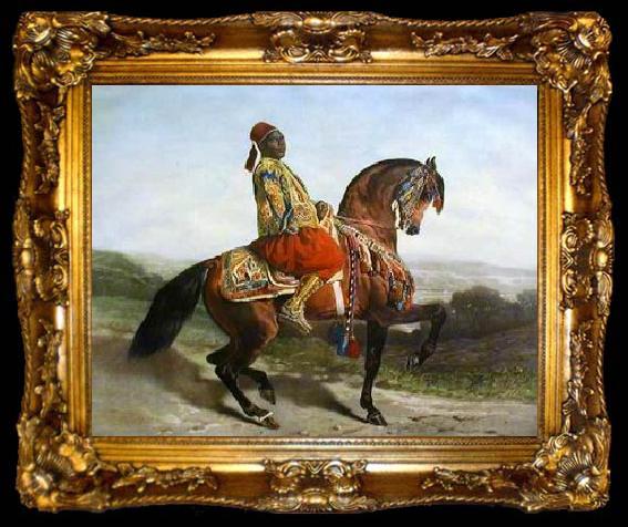 framed  unknow artist Arab or Arabic people and life. Orientalism oil paintings  514, ta009-2